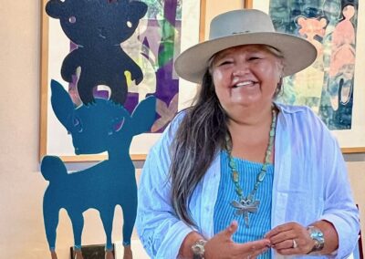 "Animal Stack" with artist Melanie A Yazzie